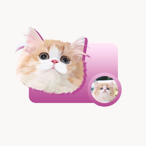 Custom Digital Pet Portrait