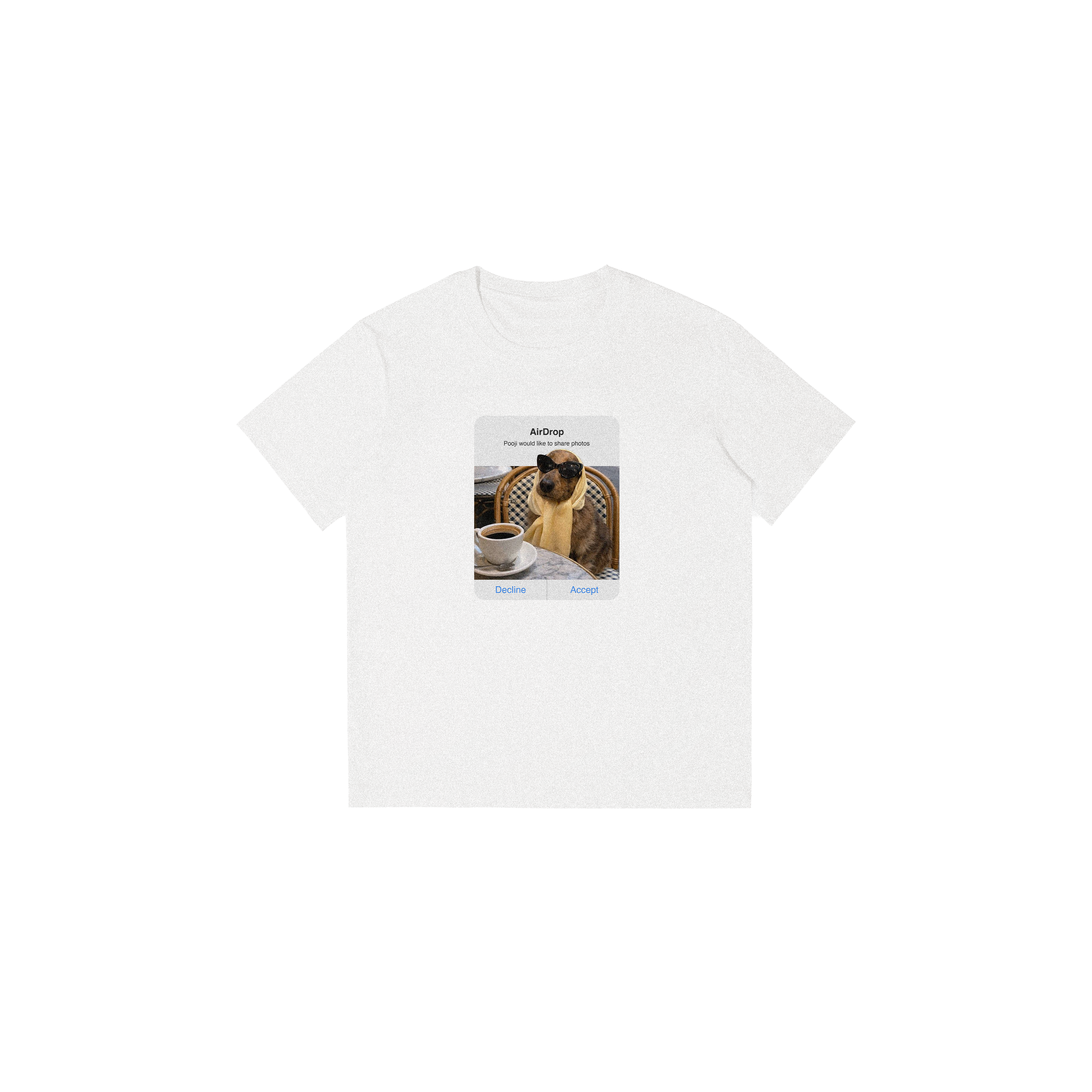 T-shirt personnalisé pour animaux de compagnie