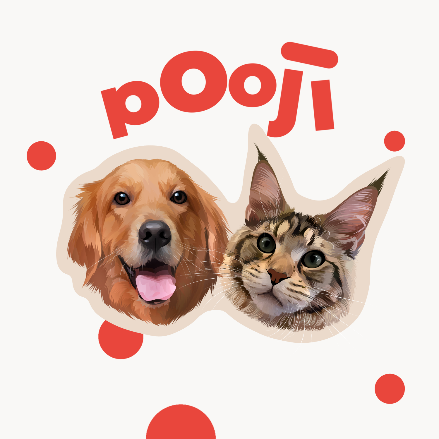 Custom Digital Pet Portrait