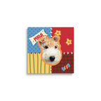 Œuvre d'art encadrée personnalisée Giclée pour animaux de compagnie - Carré