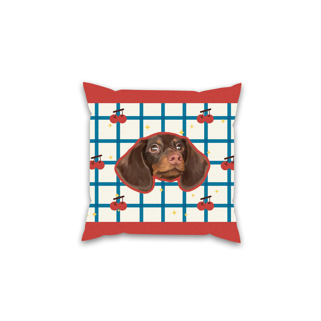 Almohada con Retrato: Presencia Confortable