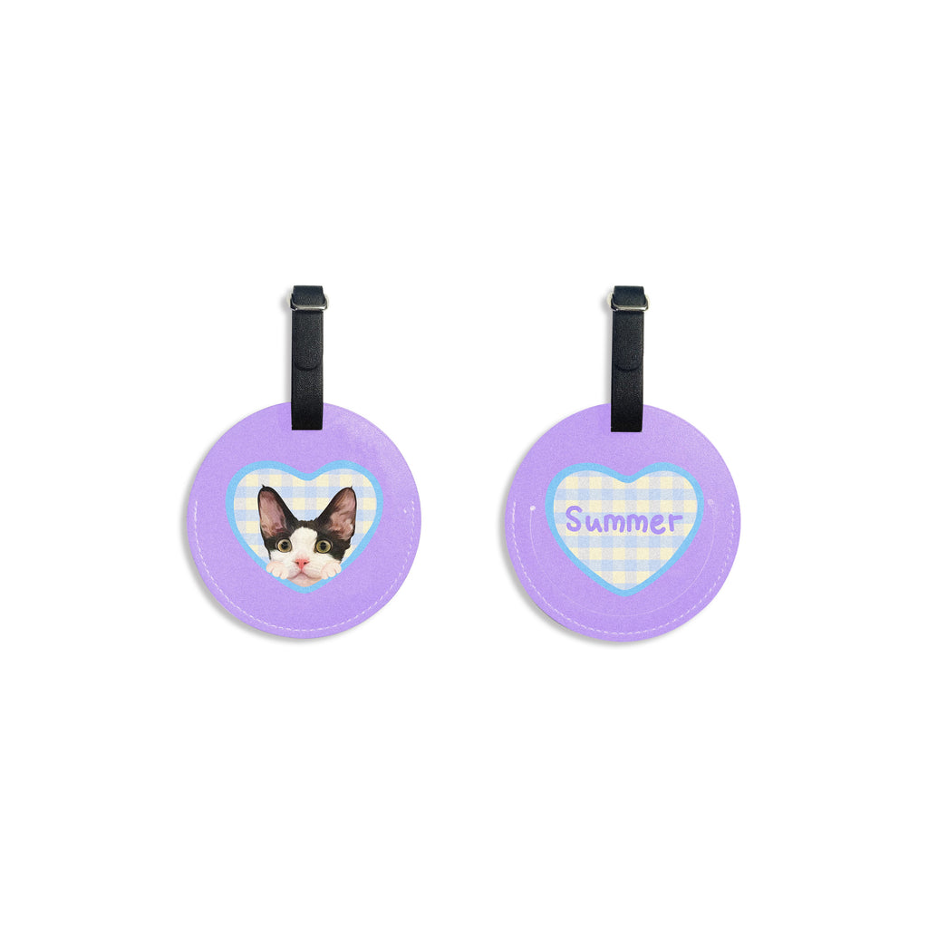 Custom Pet Portrait Luggage Tag