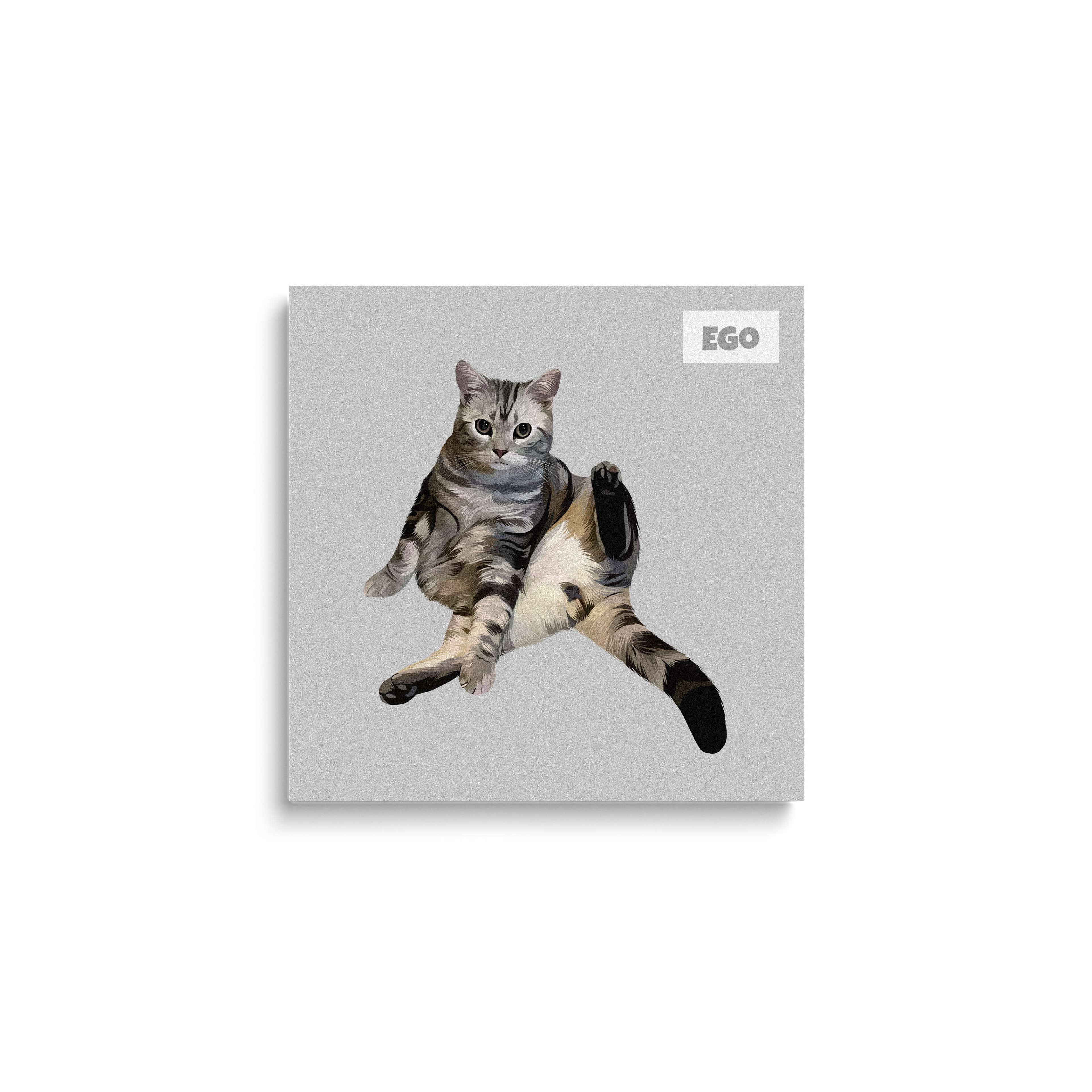 Custom Pet Framed Giclee Art - Square