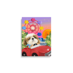 Art encadré giclée personnalisé pour animaux de compagnie - Paysage