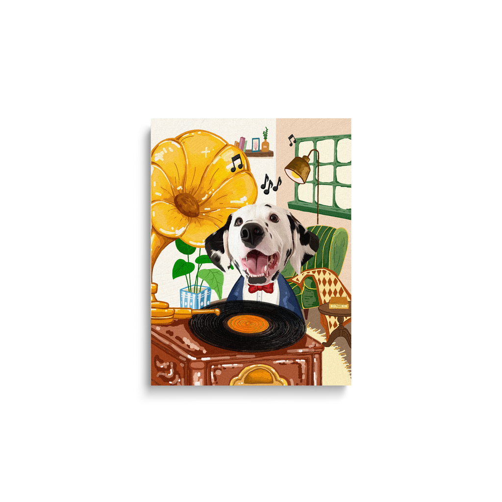 Art encadré giclée personnalisé pour animaux de compagnie - Paysage